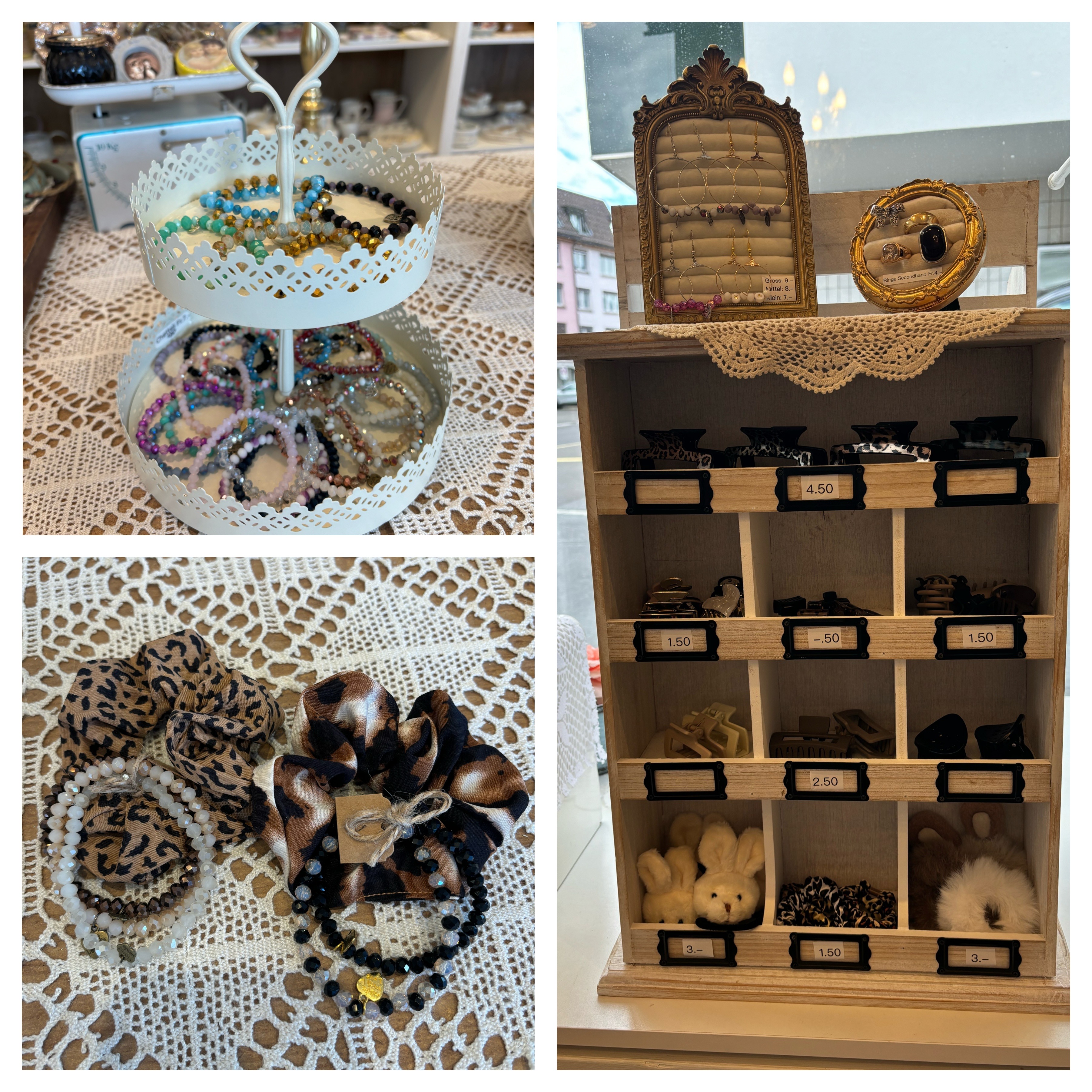 Taschen und Vintage Schmuck bei Shabbylove